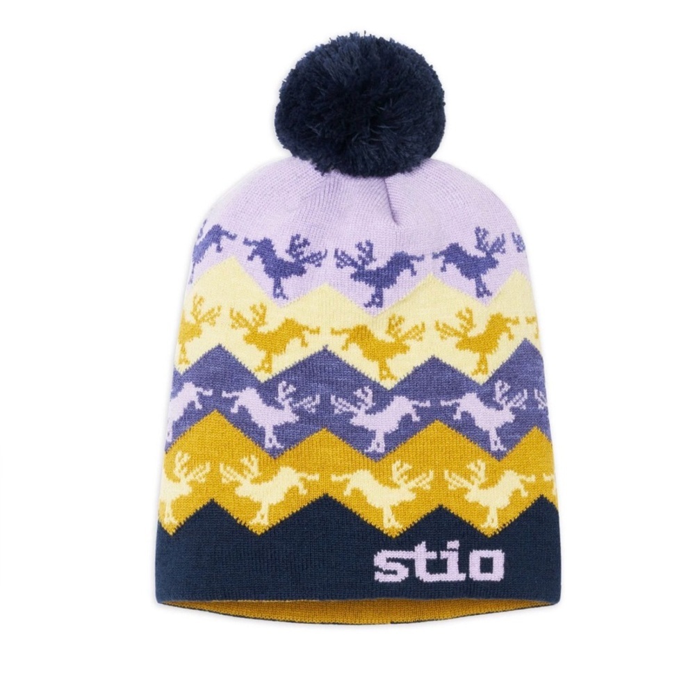 Stio Kids' Bucking Jack Beanie merino wool blend hat new with tag